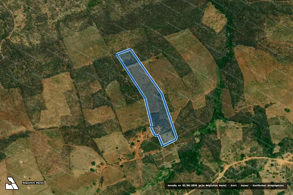 Imagem de satélite de SÍTIO SÃO GONÇALO ? LOTE 4722 - Parte 1 em Assaré - CE