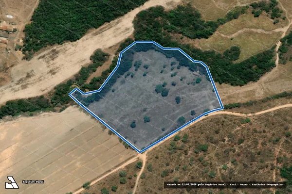 Imagem de satélite de "PERIPERI OU FAZENDA PAU LAVRADO" - "PERIPERI OU FAZENDA PAU LAVRADO"_PARCELA 02 em Inhaúma - MG