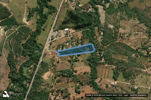 Imagem de satélite de Chácara nº 44, Gleba da Fazenda Curralinho - PARTE 1 em Brasília - DF