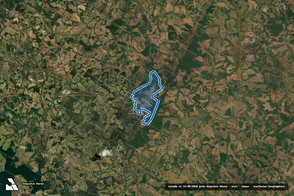 Imagem de satélite de FAZENDA SANTA HELENA - Parte 1 em Ibituruna - MG