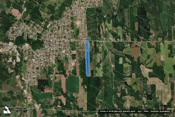 Imagem de satélite de CHACARA SÃO MATEUS - Matrícula 8221 em Mallet - PR