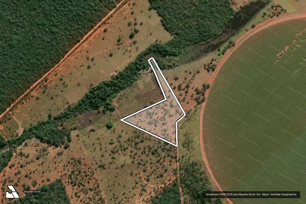 Imagem de satélite de FAZENDA SACO DA MORADA e SUCURIU  FAZENDA SACO BOM ? GLEBA 04 - PARCELA 3 em Morada Nova de Minas - MG