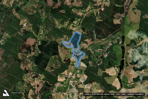 Imagem de satélite de Sitio Cantinho do Céu - GLEBA A em Venda Nova do Imigrante - ES