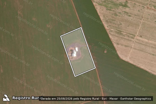 Imagem de satélite de FAZENDA MONTE ALEGRE - GLEBA 02 em Rio Verde - GO