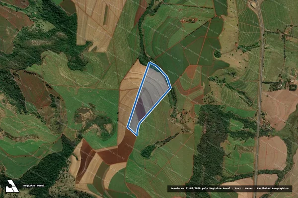 Imagem de satélite de Fazenda Santa Helena - Parte 1 em São Simão - SP