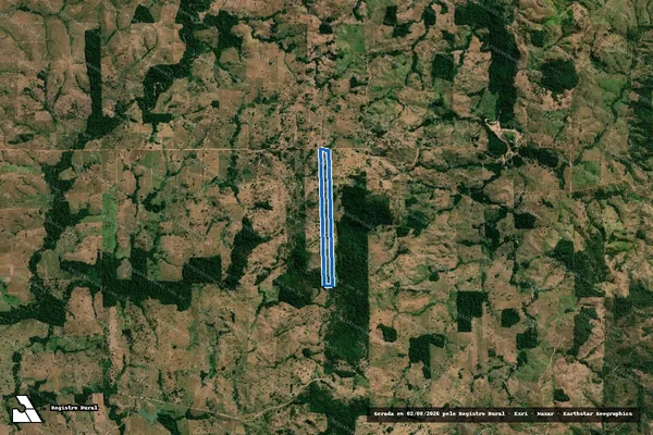 Imagem de satélite de Lote Rural 17-R Gleba 73 PIC/PAR - Lote Rural nº 17-R1 da Gleba nº 73 PIC/PAR em Corumbiara - RO