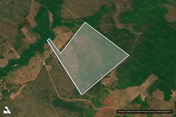 Imagem de satélite de LOTE 46 ? PA SÃO BENTO -  LOTE 46 em São Bento do Tocantins - TO