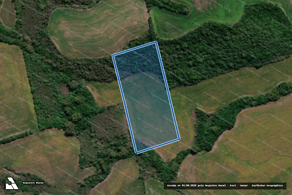 Imagem de satélite de PE Santa Lúcia_Lotes - Lote 26C em Candiota - RS