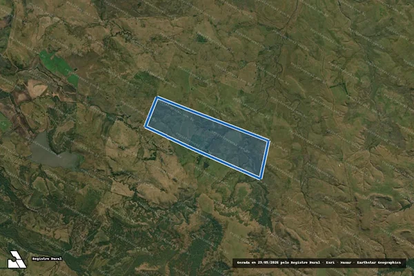 Imagem de satélite de Estância do Araçá - Estância do Araçá em Alegrete - RS