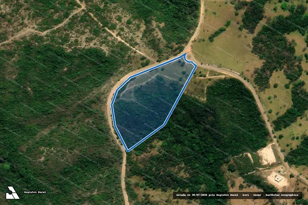 Imagem de satélite de Fazenda Santa Mônica - Gleba 1 em Sete Lagoas - MG