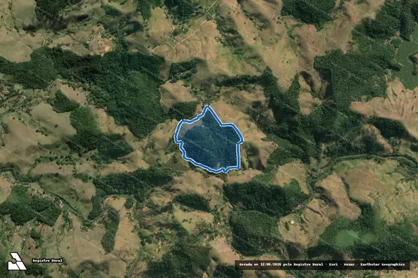 Imagem de satélite de FAZENDA SANTA BÁRBARA - Parte 1 em Bom Jardim - RJ