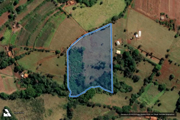 Imagem de satélite de Fazenda Mata Burros, Mata Burros e Guariroba - Parcela 1 em Lagoa Formosa - MG