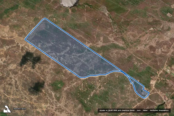 Imagem de satélite de FAZENDA JOAZEIRO - Parte 1 em Coreaú - CE
