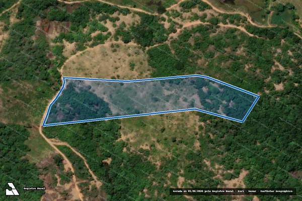 Imagem de satélite de SITIO PRESENTE DE DEUS - GLEBA "A" em Catuji - MG