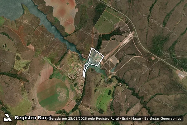 Imagem de satélite de Fazenda Rancho Grande - 002 em Paracatu - MG