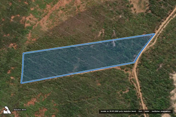 Imagem de satélite de FAZENDA LIMÃO - 01 - FAZENDA LIMÃO - 01 (PARCELA 03) em Monteiro - PB