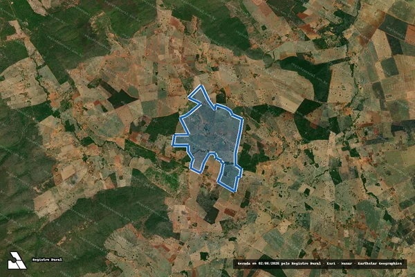 Imagem de satélite de FAZENDA SANTA MARTA - FAZENDA SANTA MARTA em Wanderley - BA