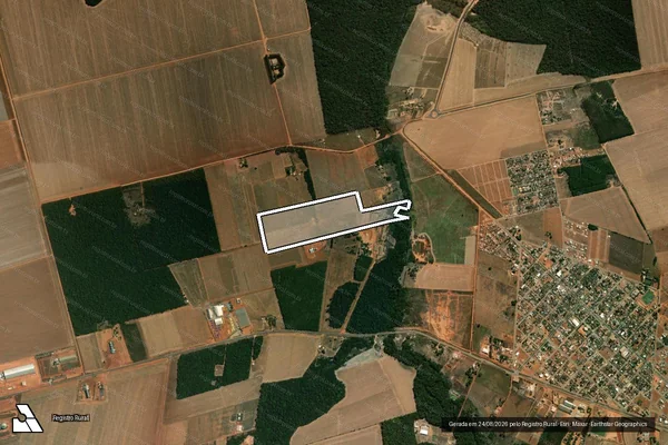 Imagem de satélite de CHÁCARA SÃO MIGUEL - Parte 1 em Nova Ubiratã - MT