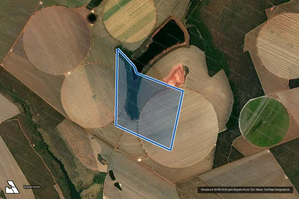 Imagem de satélite de FAZENDA BOM SUCESSO - 001 em Unaí - MG