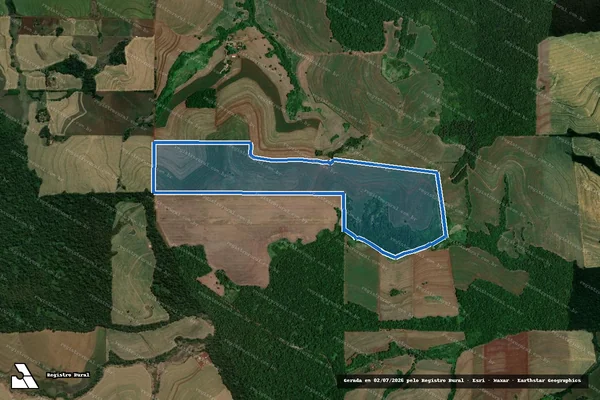 Imagem de satélite de FAZENDA PIRATININGA - PARTE B2 - 2 em Londrina - PR