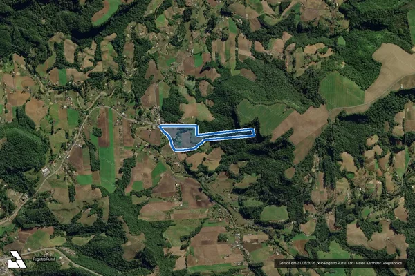 Imagem de satélite de SITIO SPERBER - Parcela 1 em Ituporanga - SC