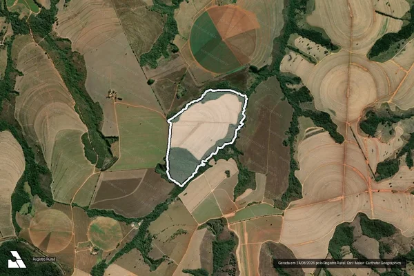 Imagem de satélite de Fazenda Capão Grosso - Parcela 1 em Perdizes - MG