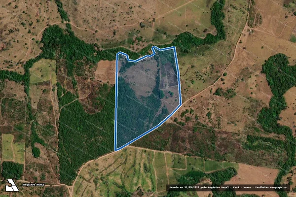 Imagem de satélite de Fazenda Primavera, Lote 29, Desmembrado de Parte dos Lotes 66 e 65 do Loteamento Grotão - Fazenda Primavera, Lote 29, Desmembrado de Parte dos Lotes 66 e 65 do Loteamento Grotão em Barrolândia - TO