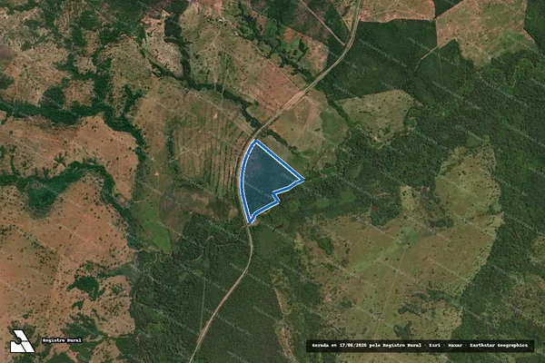 Imagem de satélite de Fazenda Osmarão da Fazenda Mutum - Parte 3 em Mutunópolis - GO