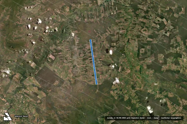 Imagem de satélite de Estrada Vicinal 76 - Estrada Vicinal 76 em Angical - BA