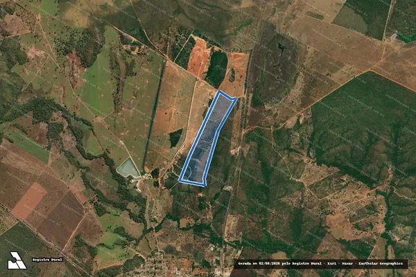 Imagem de satélite de FAZENDA BOA SORTE, LOTE 11, LOT. SANTA LUZIA - Parcela 1 em Palmeirópolis - TO