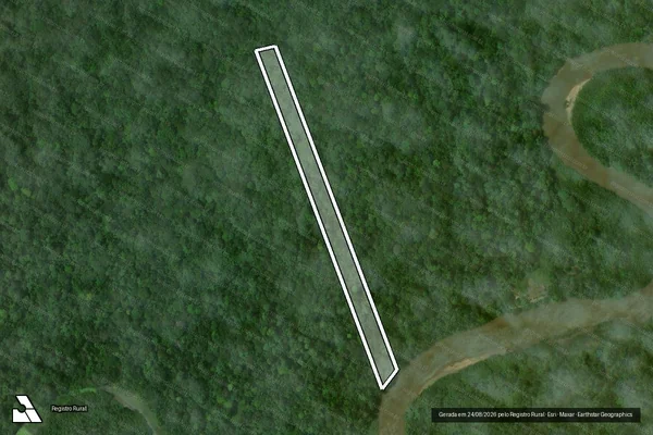 Imagem de satélite de Lote de Cacau-C90 ? PA Paulo Freire - Perímetro em Mucuri - BA