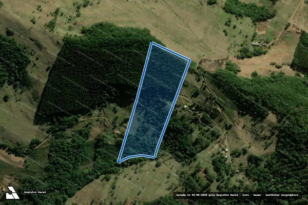 Imagem de satélite de LOTE 37B DA GLEBA 29 - Parte 1 em Barracão - PR