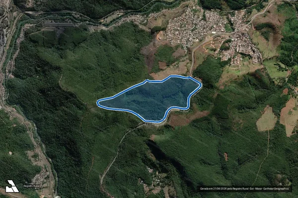Imagem de satélite de ROCHEDO ? Parcela 5 - Parte 1 em Bela Vista de Minas - MG