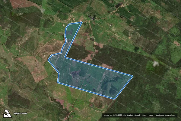 Imagem de satélite de FAZENDA MOURÃO - Gleba - B em Codó - MA