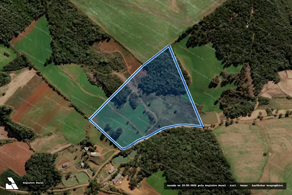 Imagem de satélite de GRANJA ALECRIM em Fraiburgo - SC