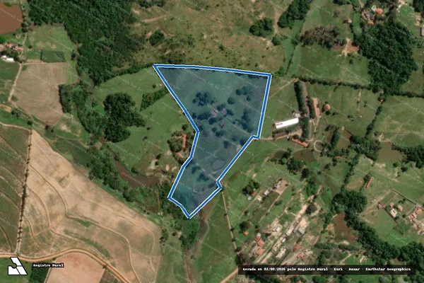 Imagem de satélite de Sítio Paraiso - PARTE 1 em Monte Mor - SP