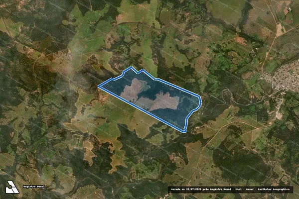 Imagem de satélite de ESTANCIA UNIAO - Matr: 986 em Itiquira - MT