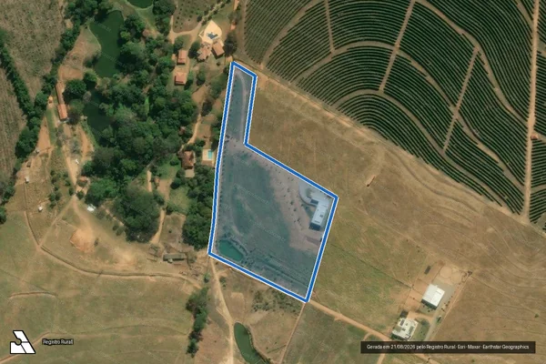 Imagem de satélite de Gleba C-1-D Fazenda Sitio Aliança - GLEBA 1 em São João da Boa Vista - SP