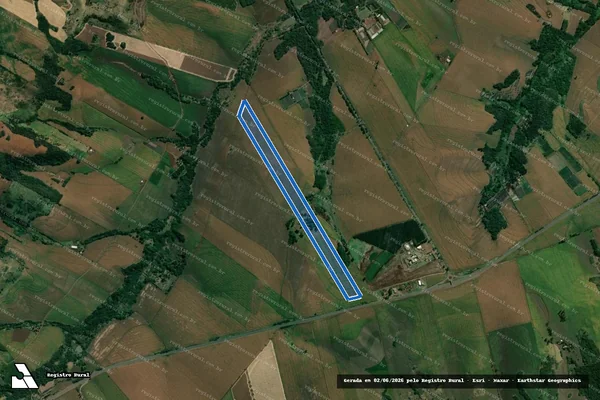 Imagem de satélite de SITIO GRAMADO - GLEBA 4 em Uraí - PR