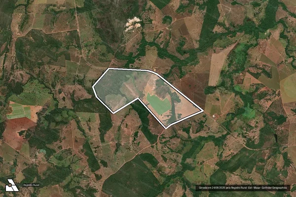 Imagem de satélite de FAZENDA SÃO CECÍLIO - Parte 1 em Porangatu - GO