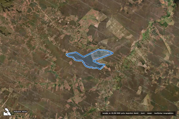 Imagem de satélite de FAZENDA ARAÇAS DE BAIXO em Corrente - PI
