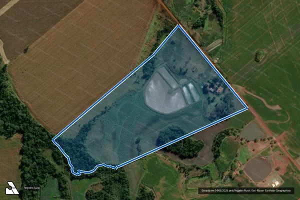 Imagem de satélite de LOTE 18 DA QUADRA 27 N.C.D. - Parte 01 em Dourados - MS