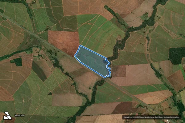 Imagem de satélite de Sítio Bela Vista Parte 1 - Sítio Bela Vista Parte 1 em Paraguaçu Paulista - SP