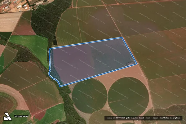 Imagem de satélite de Fazenda Copacabana I - Gleba 02 em Primavera do Leste - MT
