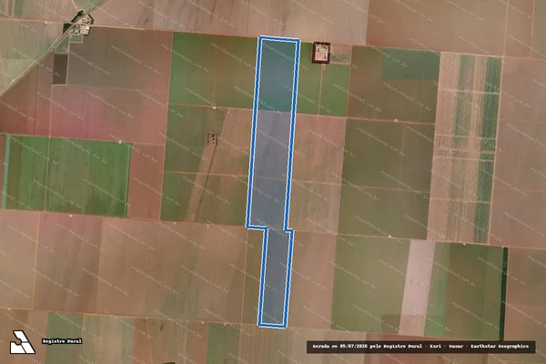 Imagem de satélite de Fazenda Santa Maria Lotes 45-E, 43-E, 44-E e 84-E em Formosa do Rio Preto - BA
