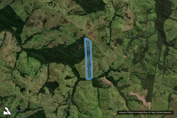 Imagem de satélite de FAZENDA CARAMURU ? Mat. 12915 - Única em Altamira do Paraná - PR