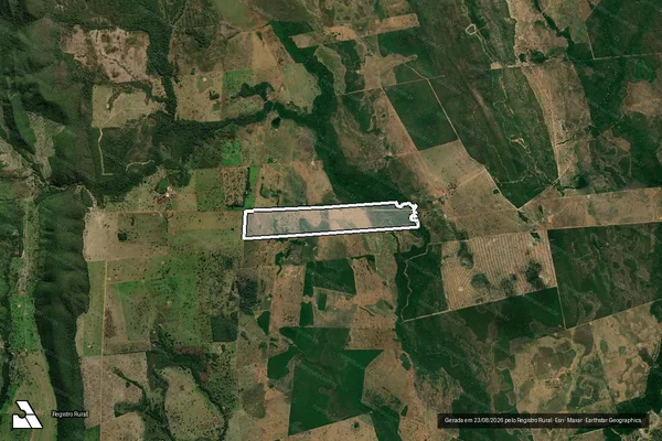Imagem de satélite de Estância Paraíso - Parcela 1 em Porto Esperidião - MT