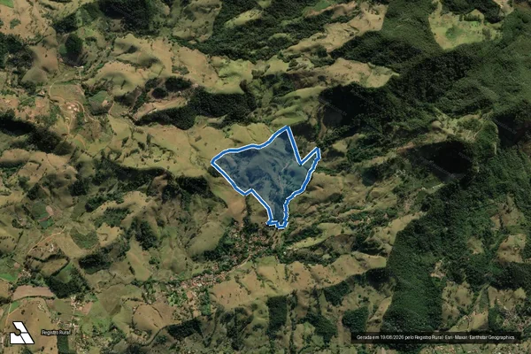 Imagem de satélite de Sítio Aplauso - Parte 1 em São Bento do Sapucaí - SP