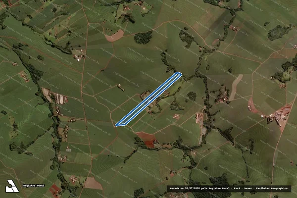 Imagem de satélite de LOTE RURAL Nº 186-A DO BAIRRO FIGUEIRA 2ª PARTE GLEBA RIO VERDE -2  - LOTE RURAL Nº 186-A DO BAIRRO FIGUEIRA 2ª PARTE GLEBA RIO VERDE -2 em Nova Aurora - PR