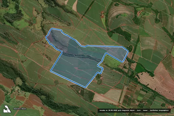 Imagem de satélite de Fazenda Santo Antônio - Fazenda Santo Antônio ? Mat. 25.732 em Batatais - SP